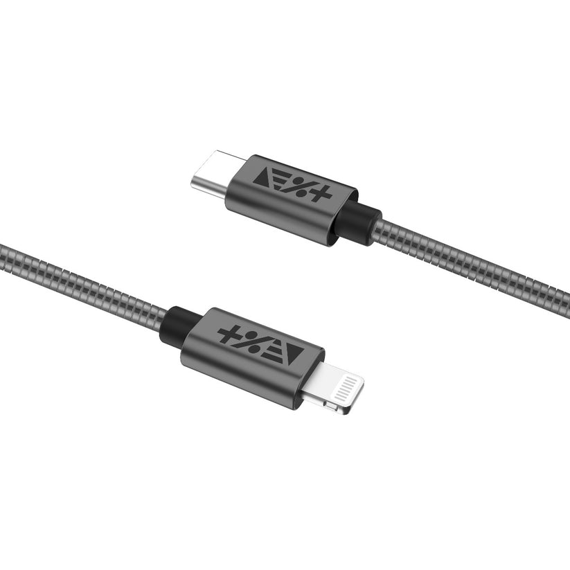 Cablu de date NEXT ONE USB-C - Lightning, Metalic, Space Grey (1,2m) - iSTYLE RO