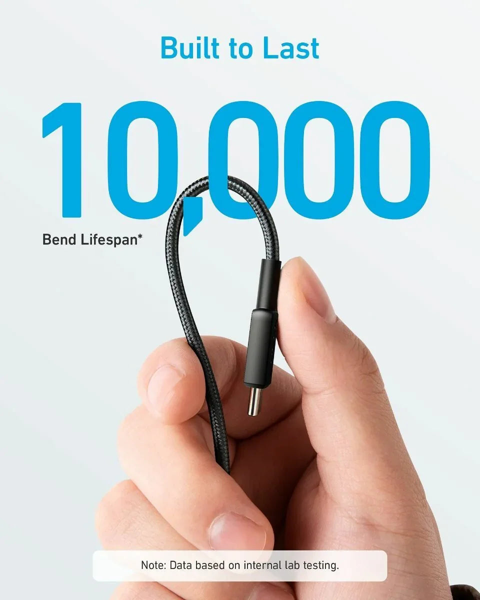 Cablu de date Anker 322 USB-C 0.91m negru
