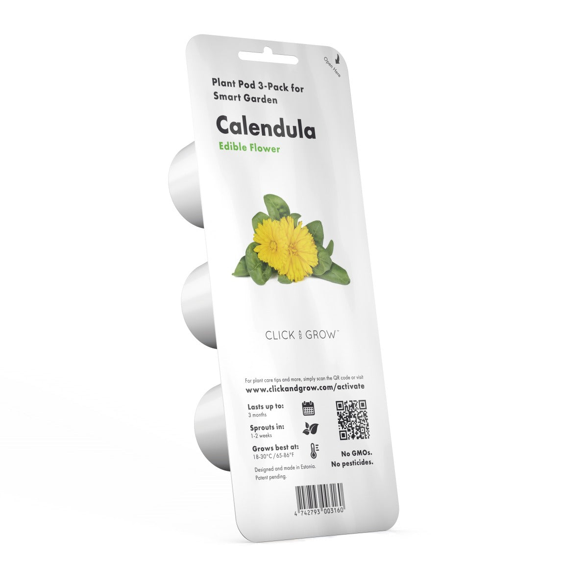 Capsule Click & Grow cu seminte si substrat de Galbenele 3buc - iSTYLE RO