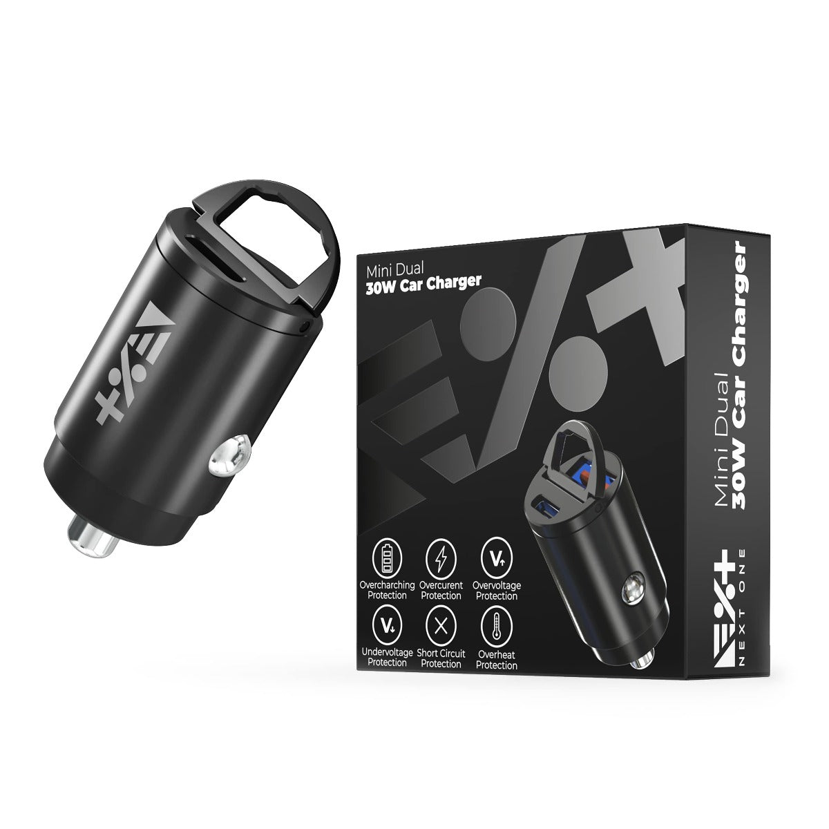 Incarcator auto NEXT ONE 30W USB-C & USB-A - iSTYLE RO