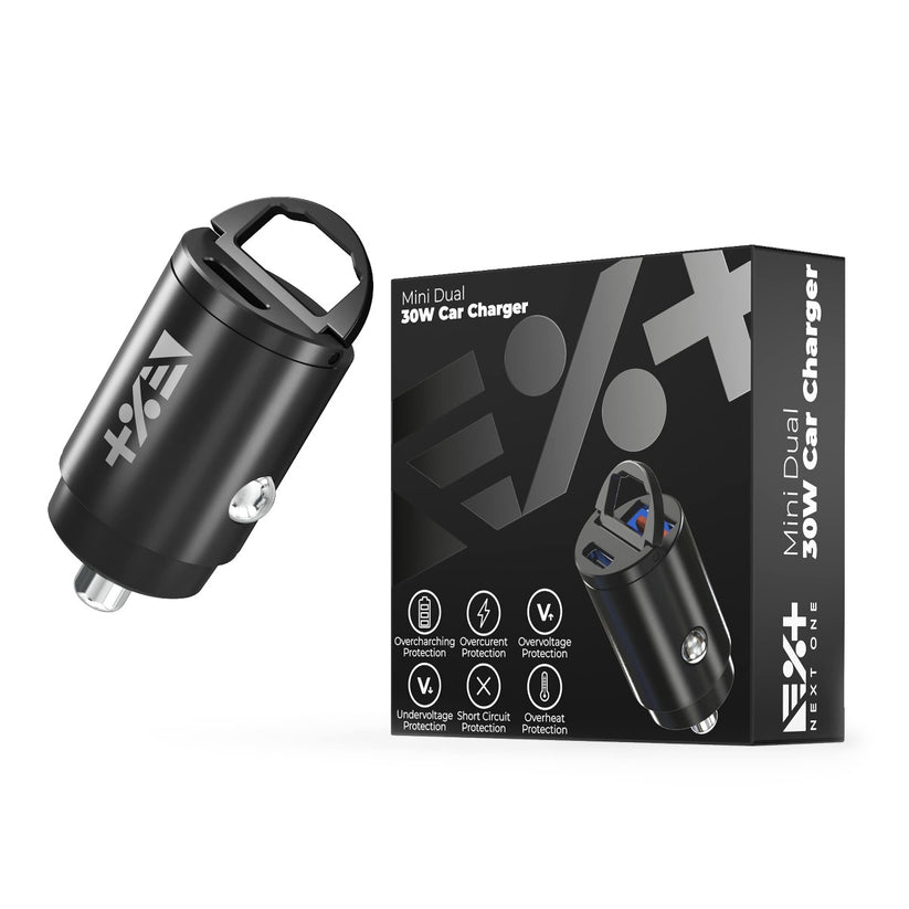 Incarcator auto NEXT ONE 30W USB-C & USB-A - iSTYLE RO