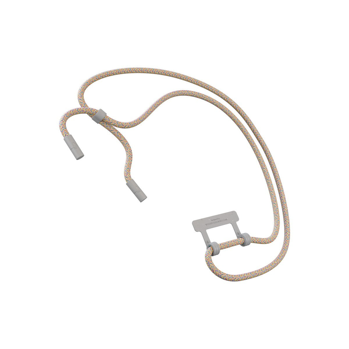 Snur Woodcessories Change Case Lanyard pentru Husa de protectie Woodcessories - Grey-Orange - iSTYLE RO