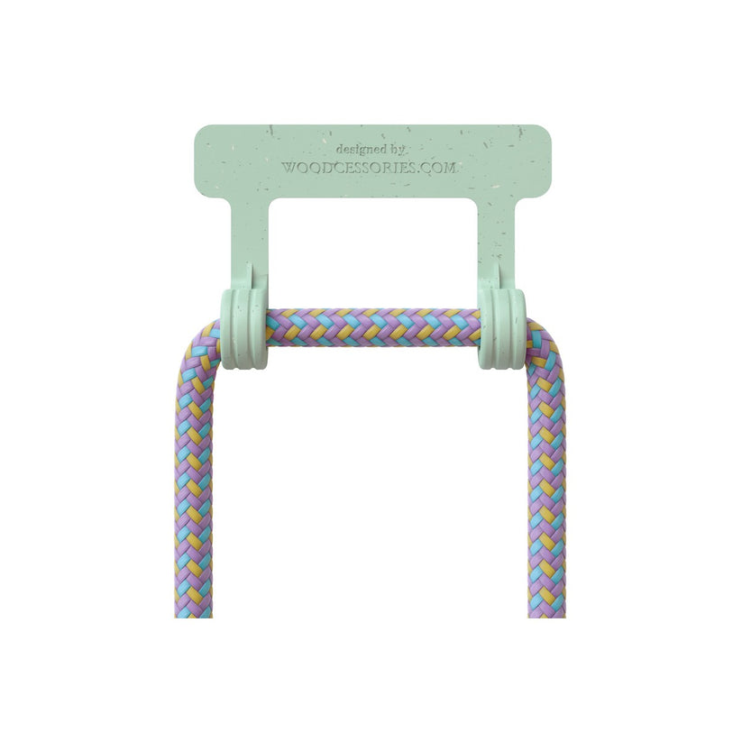 Snur Woodcessories Change Case Lanyard pentru Husa de protectie Woodcessories - Mint-Purple - iSTYLE RO