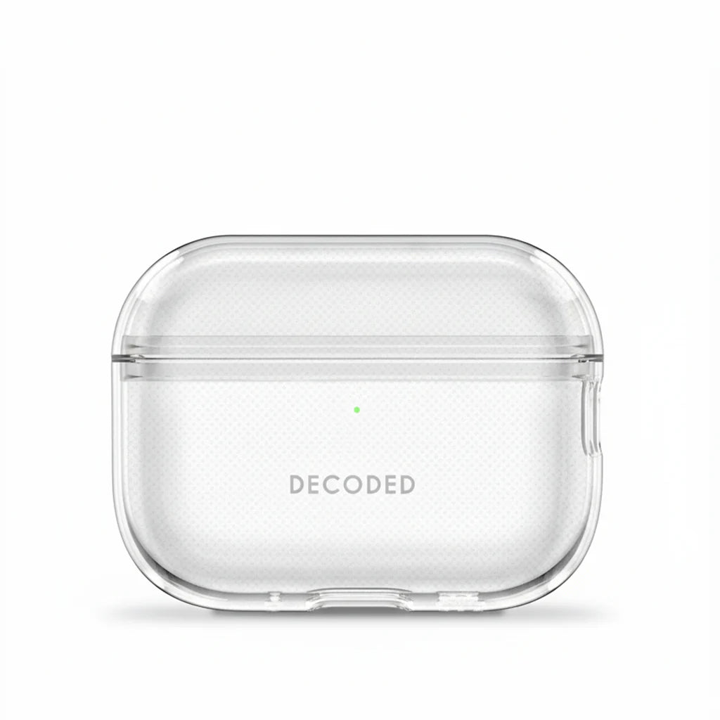 Husa de protectie DECODED pentru AirPods Pro 3, Silicon, Transparent