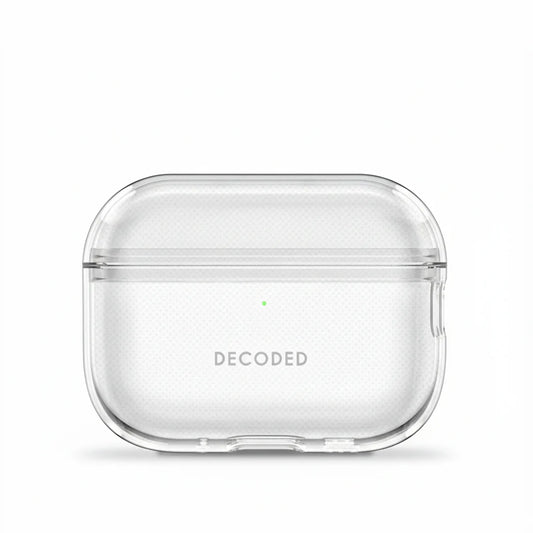 Husa de protectie DECODED pentru AirPods Pro 3, Silicon, Transparent