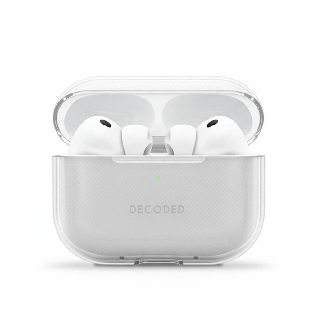 Husa de protectie DECODED pentru AirPods Pro 3, Silicon, Transparent