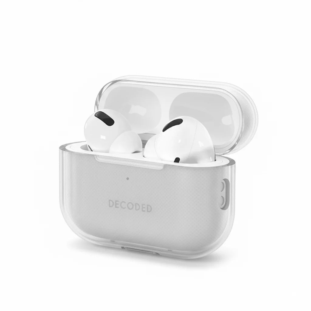 Husa de protectie DECODED pentru AirPods Pro 3, Silicon, Transparent