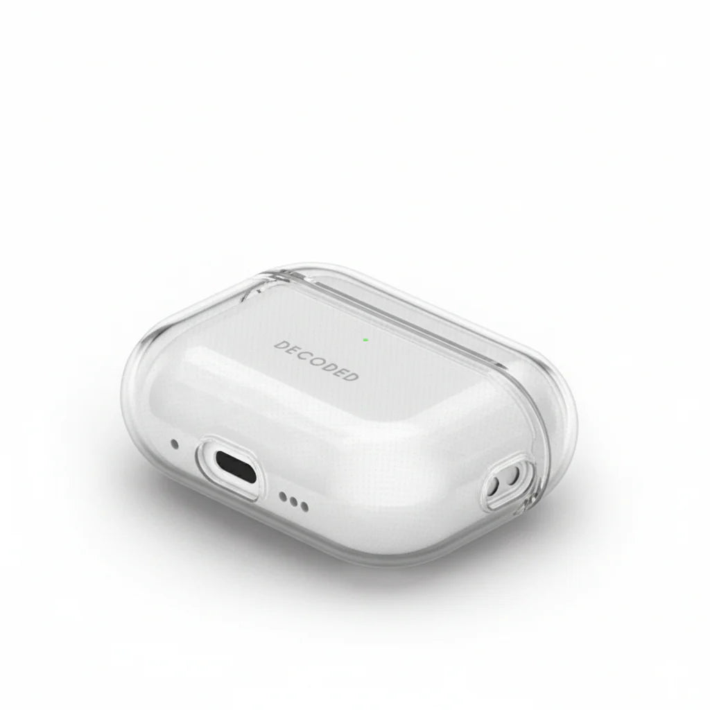 Husa de protectie DECODED pentru AirPods Pro 3, Silicon, Transparent