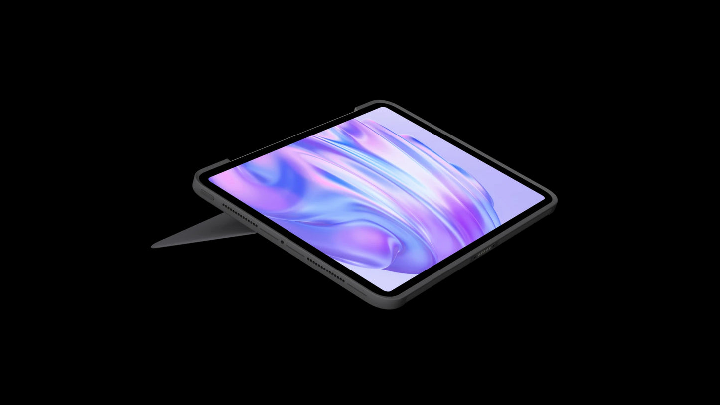 Husa cu tastatura Logitech Combo Touch pentru iPad Pro 11" M4, Negru, layout US - iSTYLE RO