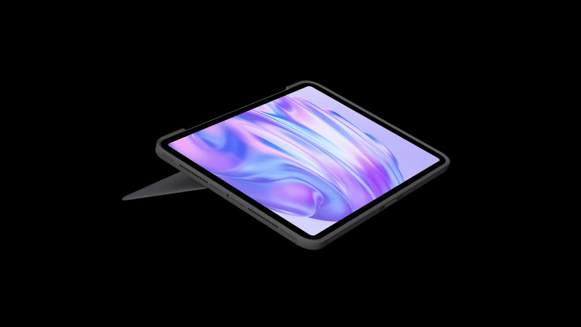 Husa cu tastatura Logitech Combo Touch pentru iPad Pro 11" M4, Negru, layout US - iSTYLE RO