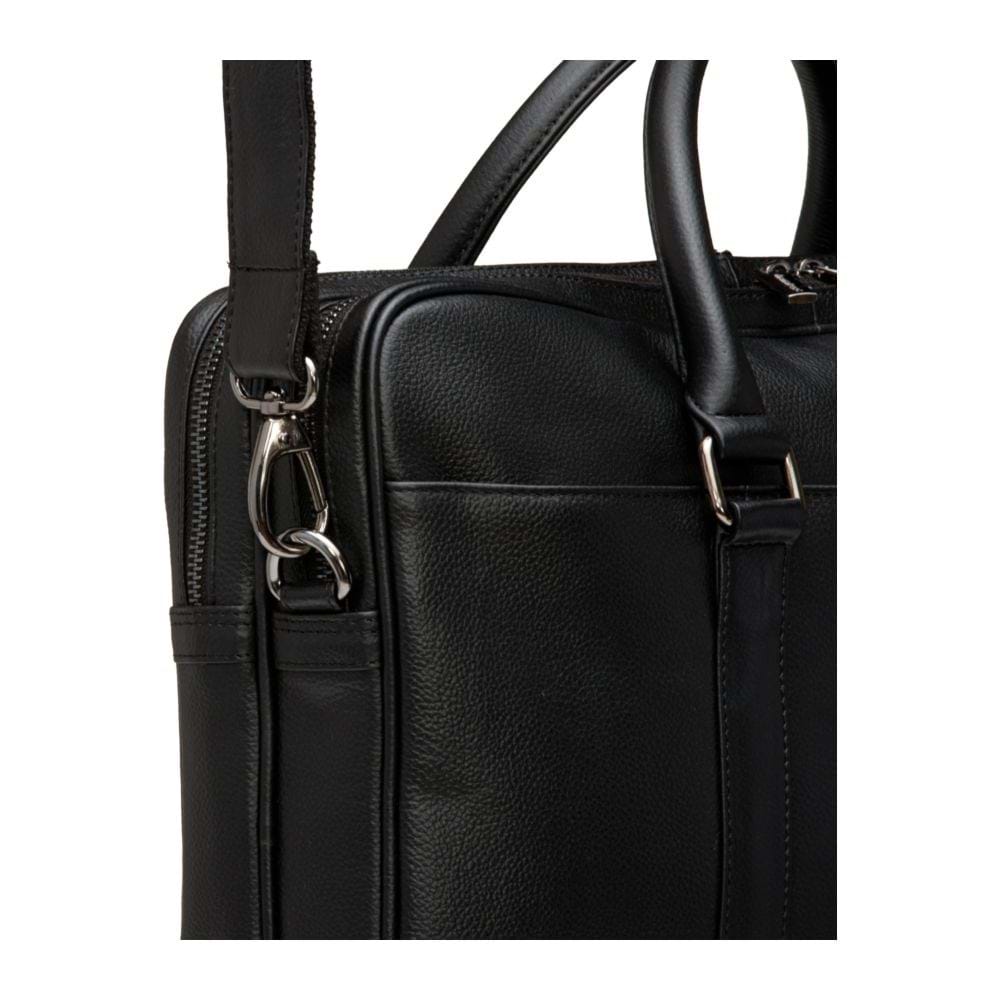 Geanta dbramante1928 Skanderborg 16", Piele, Negru - iSTYLE RO
