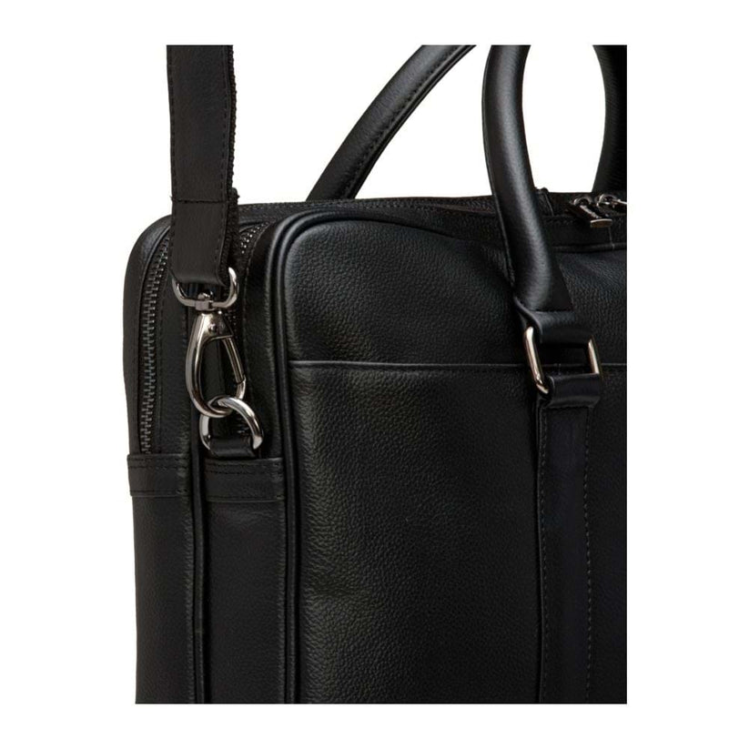 Geanta dbramante1928 Skanderborg 16", Piele, Negru - iSTYLE RO