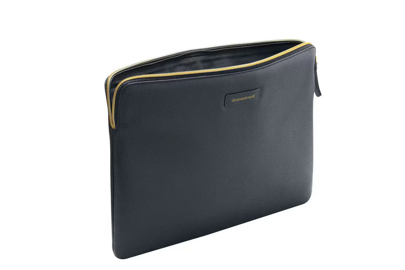 Husa dbramante1928 Paris pentru MacBook Pro 13"/MacBook Air 13", Piele, Albastru - iSTYLE RO