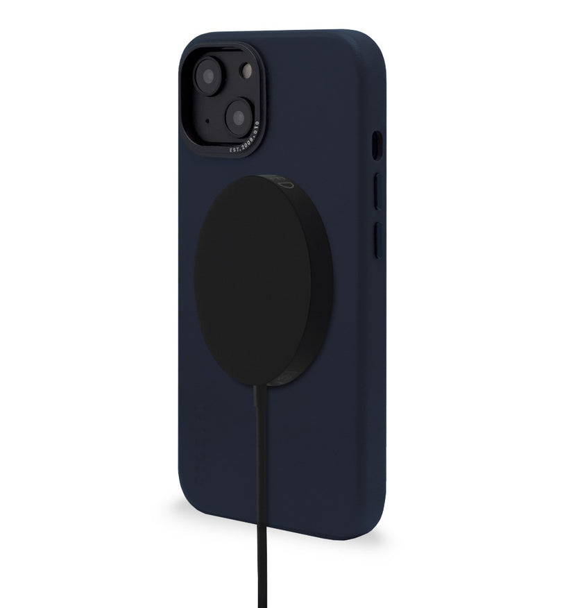 Husa de protectie Decoded pentru iPhone 14 Plus, Piele, Albastru - iSTYLE RO