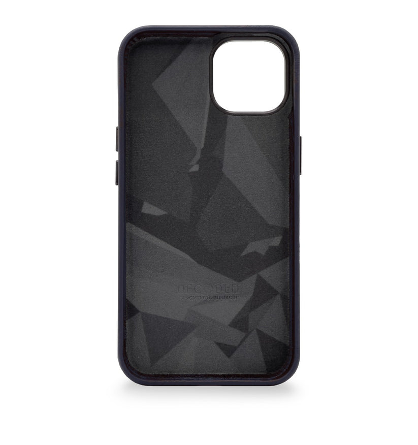 Husa de protectie Decoded pentru iPhone 14 Plus, Piele, Albastru - iSTYLE RO