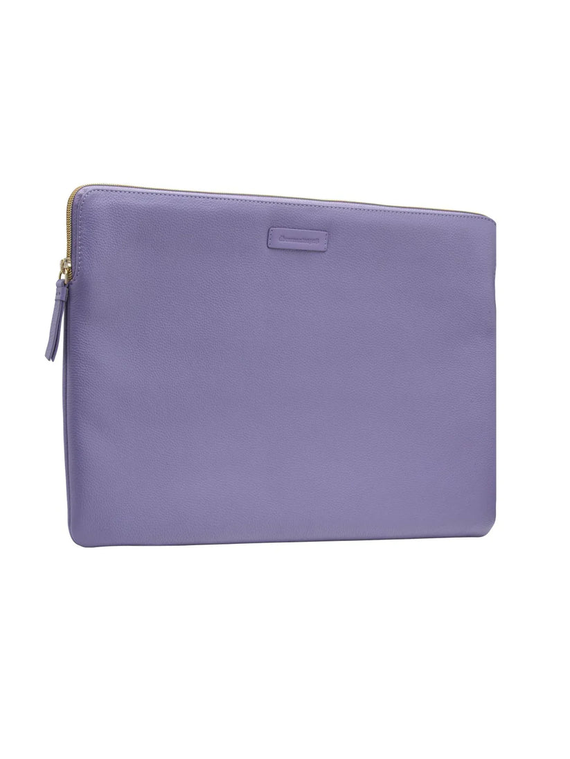 Husa dbramante1928 Paris pentru MacBook Pro 13"/MacBook Air 13", Piele, Mov - iSTYLE RO