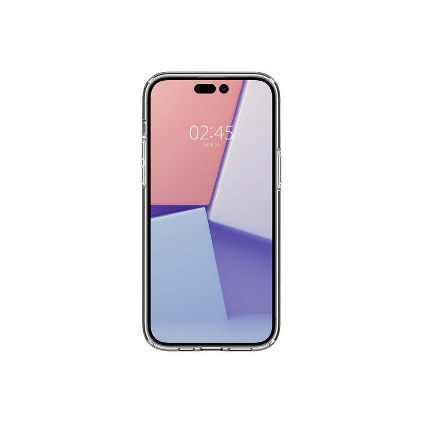 Husa de protectie Spigen Crystal Hybrid pentru iPhone 14 Pro Max, Alb Transparent - iSTYLE RO