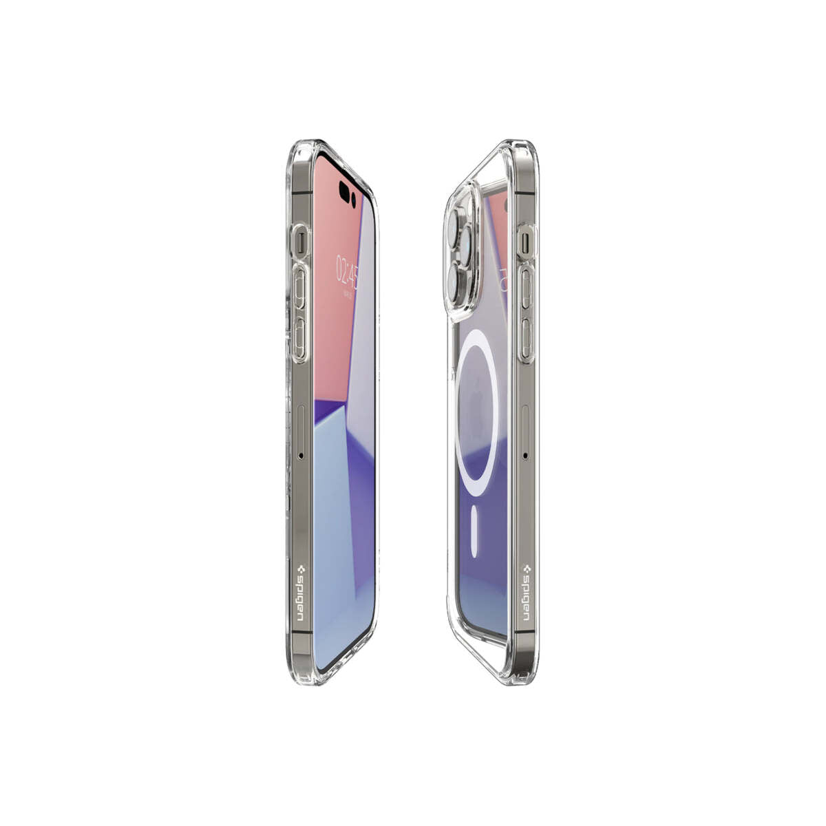 Husa de protectie Spigen Crystal Hybrid pentru iPhone 14 Pro Max, Alb Transparent - iSTYLE RO