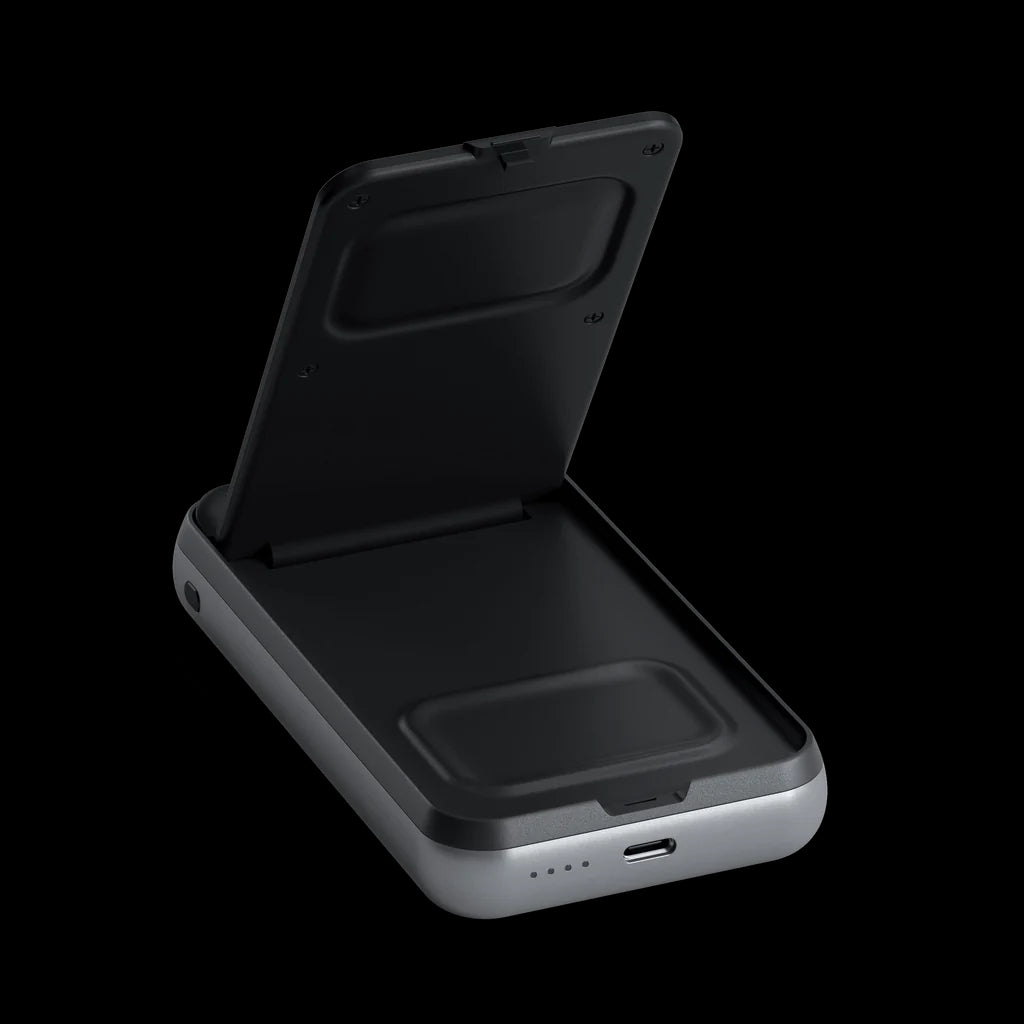 Stand de alimentare Satechi, 10000 mAh, Duo Wireless pentru iPhone & AirPods - iSTYLE RO