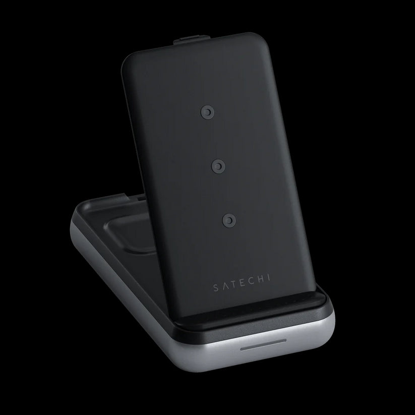 Stand de alimentare Satechi, 10000 mAh, Duo Wireless pentru iPhone & AirPods - iSTYLE RO