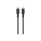 Cablu de date Dviced USB-C la USB-C silicon 1.25m, Negru - iSTYLE RO