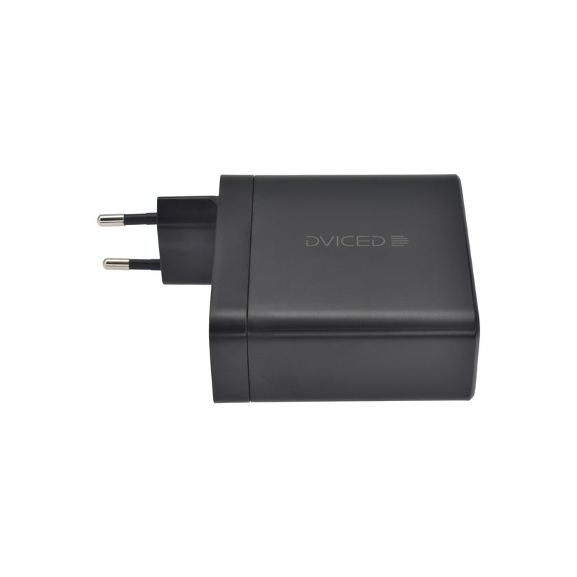 Adaptor priza Dviced 140W GaN 2 USB-C, USB-A EU - Negru - iSTYLE RO