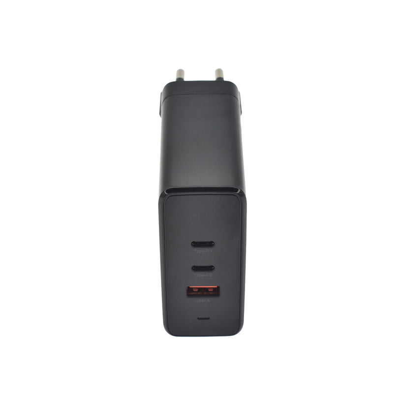 Adaptor priza Dviced 140W GaN 2 USB-C, USB-A EU - Negru - iSTYLE RO