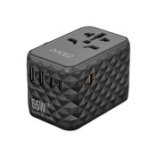 Adaptor incarcator universal priza de calatorie Dviced 65W GaN - Negru - iSTYLE RO