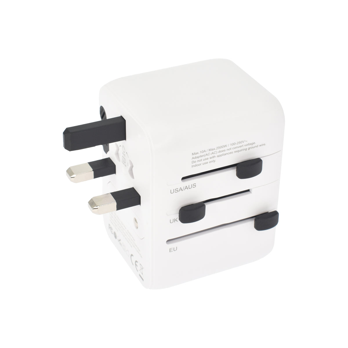 Adaptor incarcator universal priza de calatorie Dviced 28W, Alb - iSTYLE RO