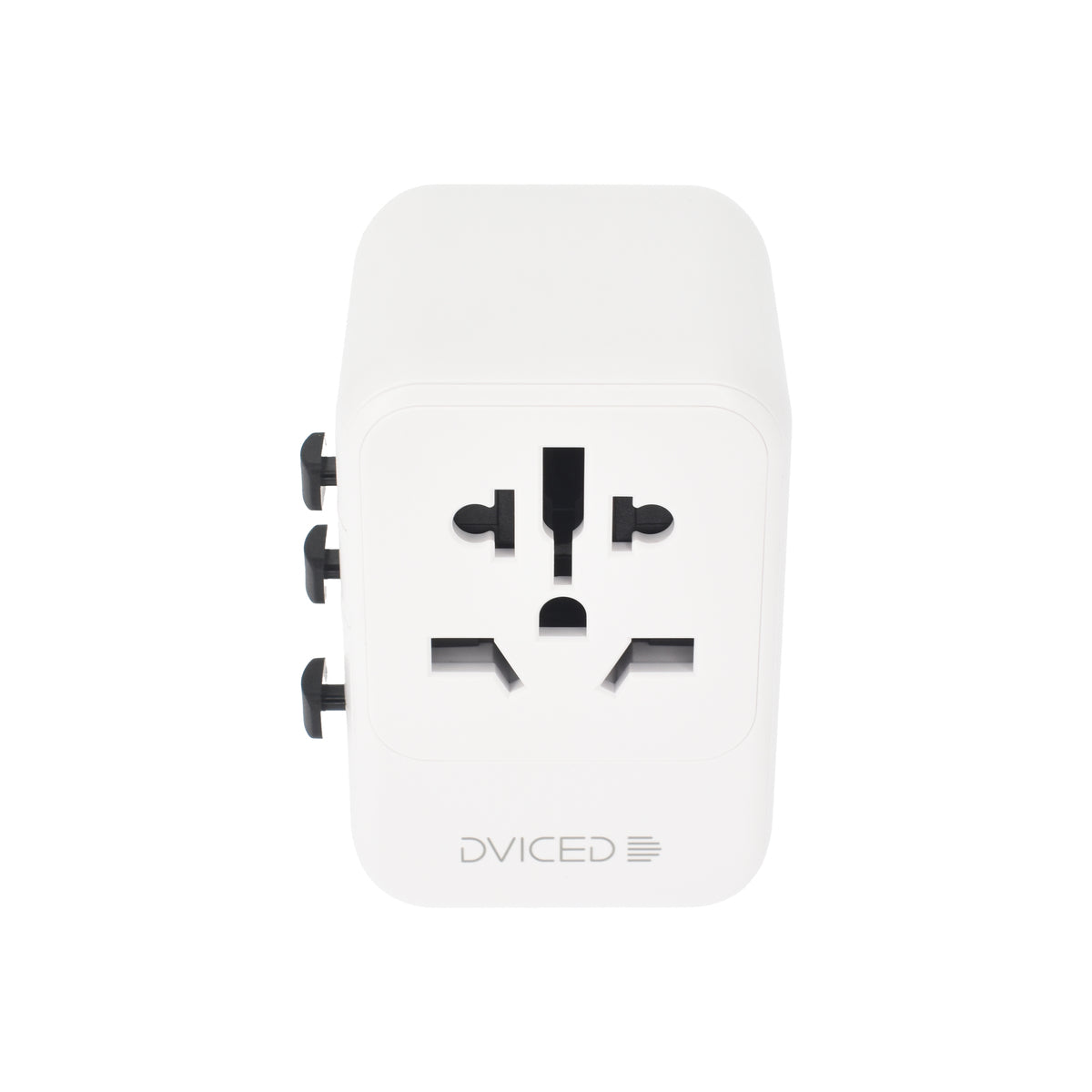 Adaptor incarcator universal priza de calatorie Dviced 28W, Alb - iSTYLE RO