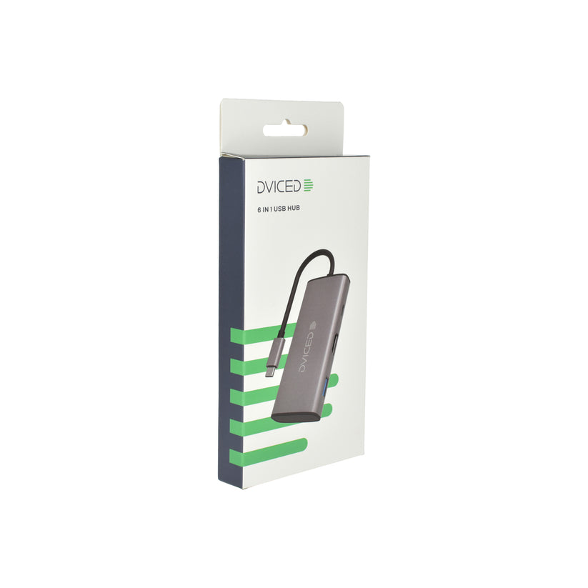 Adaptor Dviced Type-C 6-in-1 HUB - iSTYLE RO