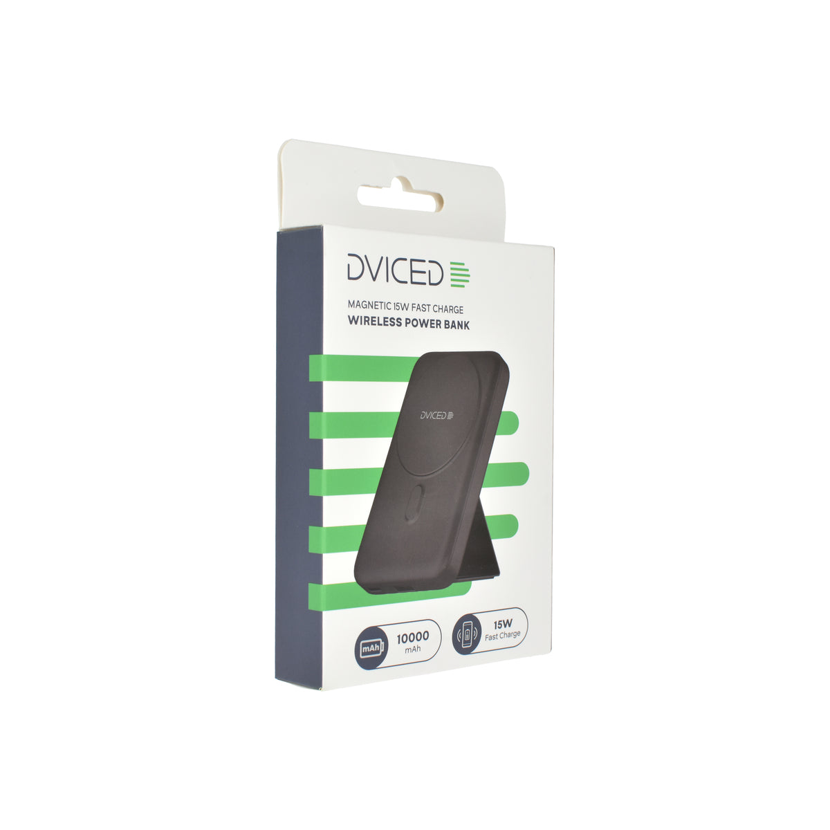 Baterie externa Dviced magnetic wireless 15W incarcare rapida 10000mAh, Negru - iSTYLE RO
