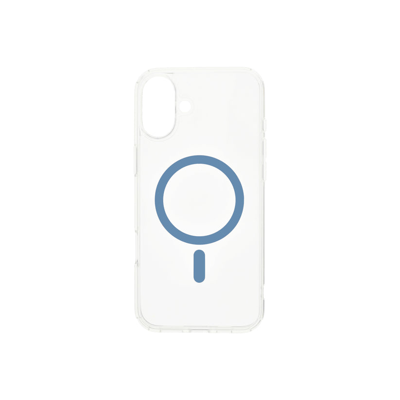 Husa de protectie Dviced cu Magsafe pentru iPhone 16, Albastru Transparent - iSTYLE RO