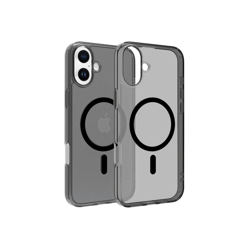 Husa de protectie Dviced cu Magsafe pentru iPhone 16 Plus, Negru Transparent - iSTYLE RO
