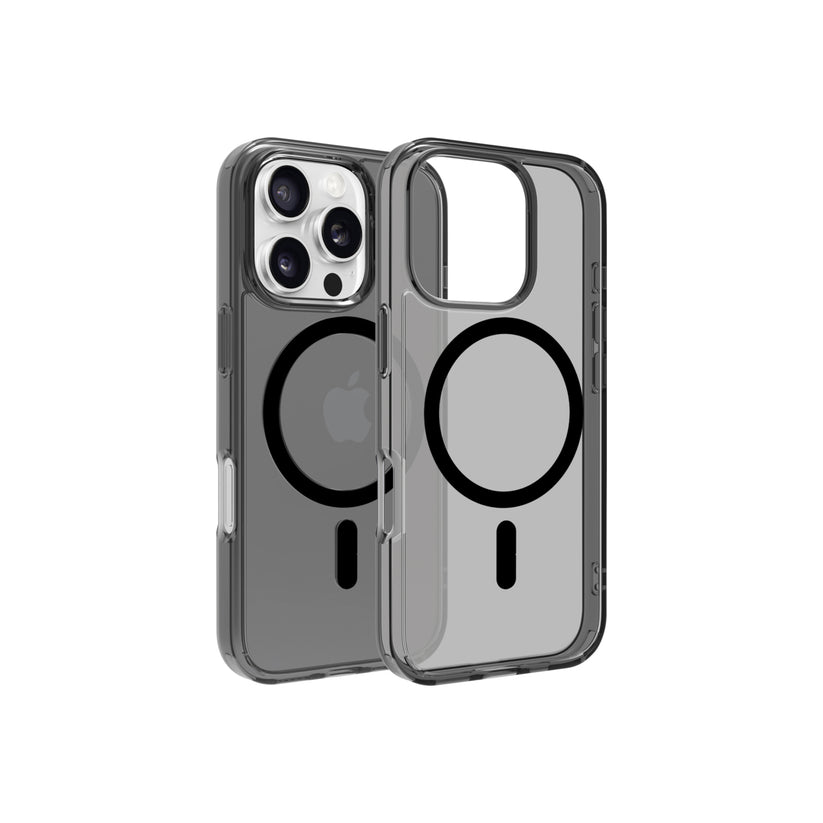 Husa de protectie Dviced cu Magsafe pentru iPhone 16 Pro, Negru Semi Transparent - iSTYLE RO