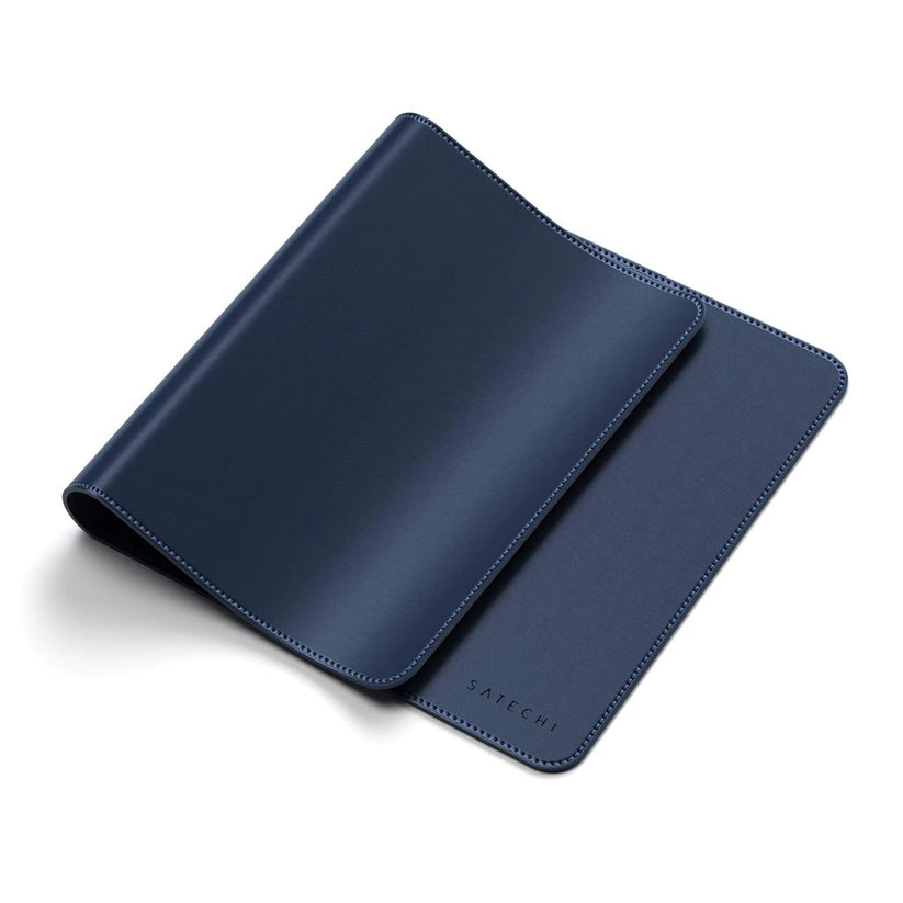 Mousepad Satechi DeskMate, Piele ecologica, Albastru - iSTYLE RO