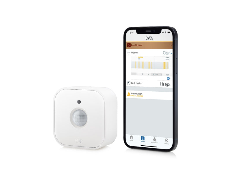 Senzor de miscare Eve Motion Wireless Sensor - IPX3 water resistance - Tread compatible - iSTYLE RO
