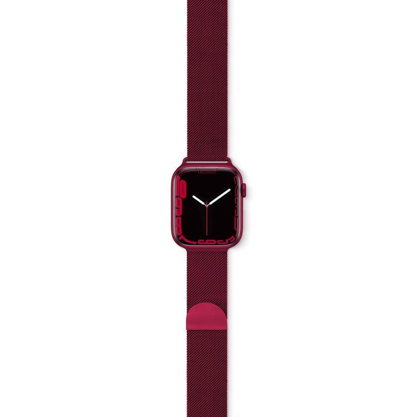 Curea Epico pentru Apple Watch 42/44/45mm Milanese Rosu - iSTYLE RO