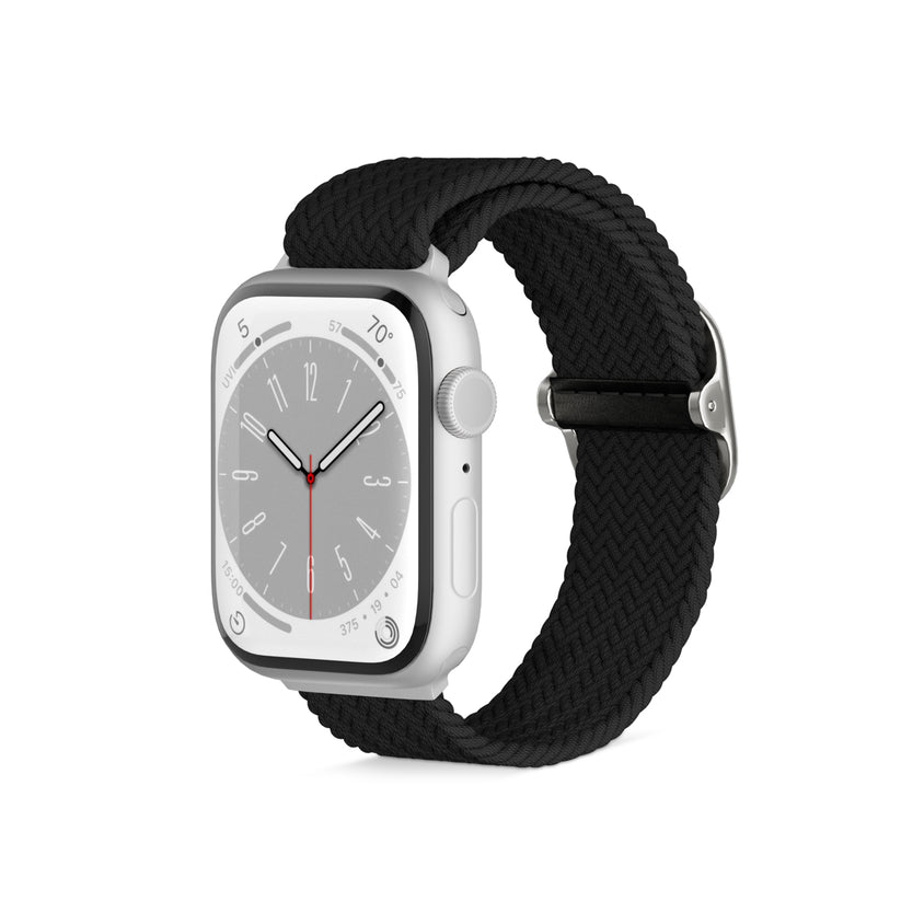 Curea Epico Strap Braided pentru Apple Watch 38/40/41mm, Negru - iSTYLE RO
