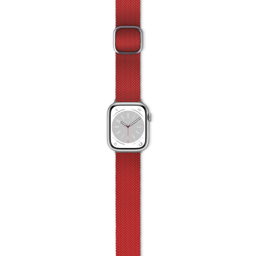 Curea Epico Strap Braided pentru Apple Watch 38/40/41mm, Rosu - iSTYLE RO