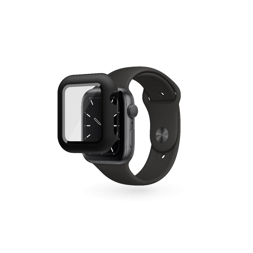 Husa de protectie Epico pentru Apple Watch 4/5/6/SE (44mm), Negru - iSTYLE RO