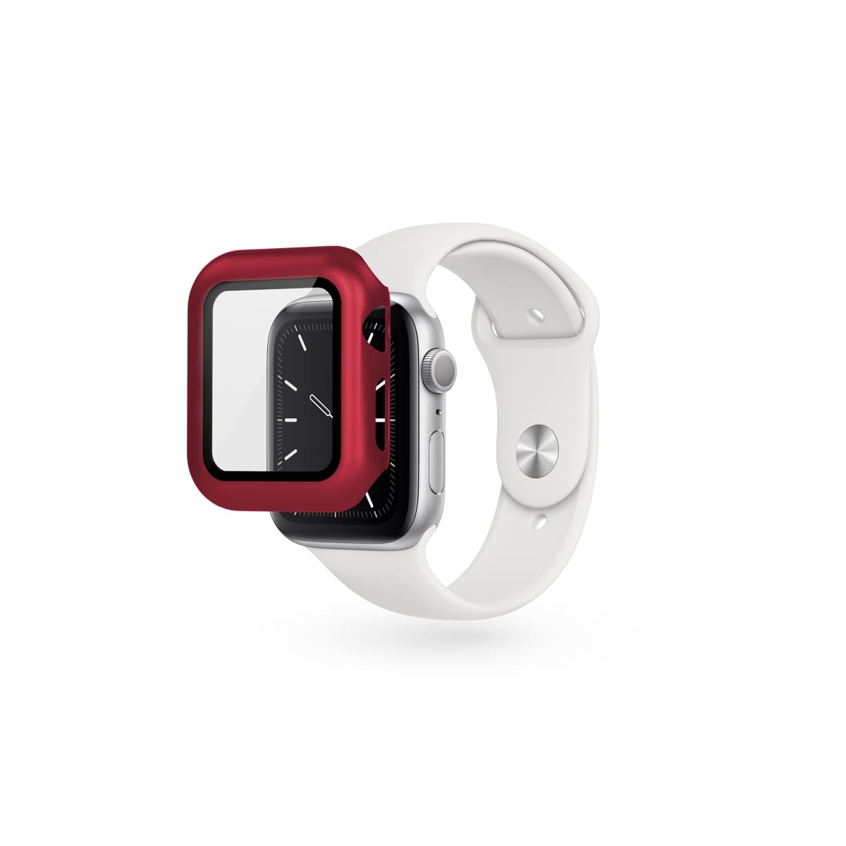 Husa de protectie Epico pentru Apple Watch 4/5/6/SE (44mm), Rosu - iSTYLE RO