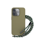 Husa de protectie Epico cu snur pentru iPhone 14 Pro, Silicon, Verde - iSTYLE RO