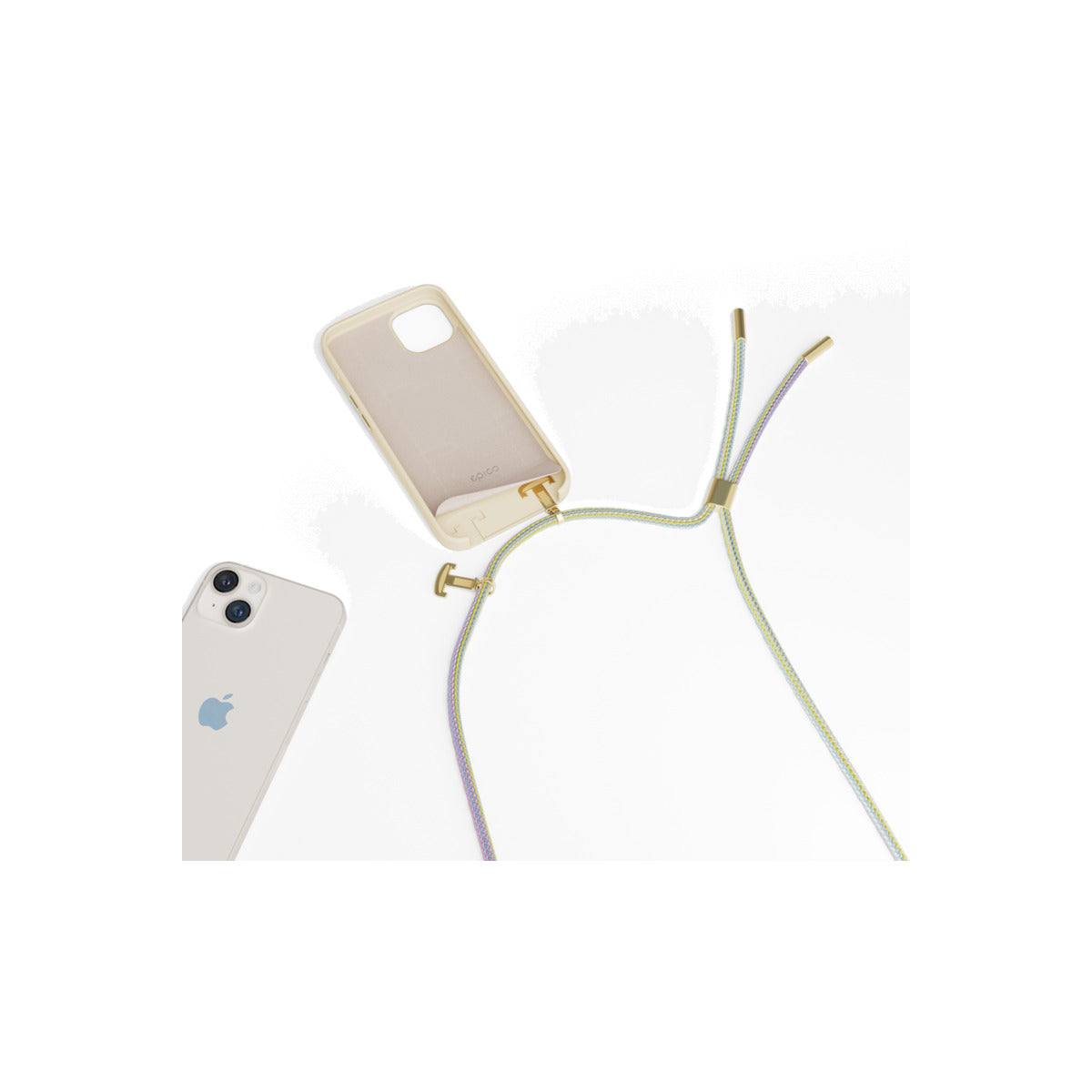 Husa de protectie Epico cu snur pentru iPhone 14 Plus, Silicon, Roz - iSTYLE RO