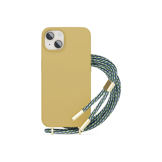 Husa de protectie Epico cu snur pentru iPhone 14 Plus, Silicon, Sand - iSTYLE RO