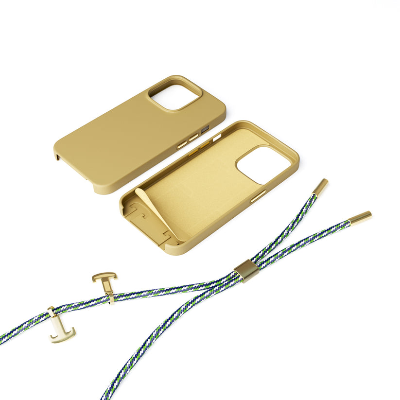 Husa de protectie Epico cu snur pentru iPhone 14 Pro Max, Silicon, Sand - iSTYLE RO