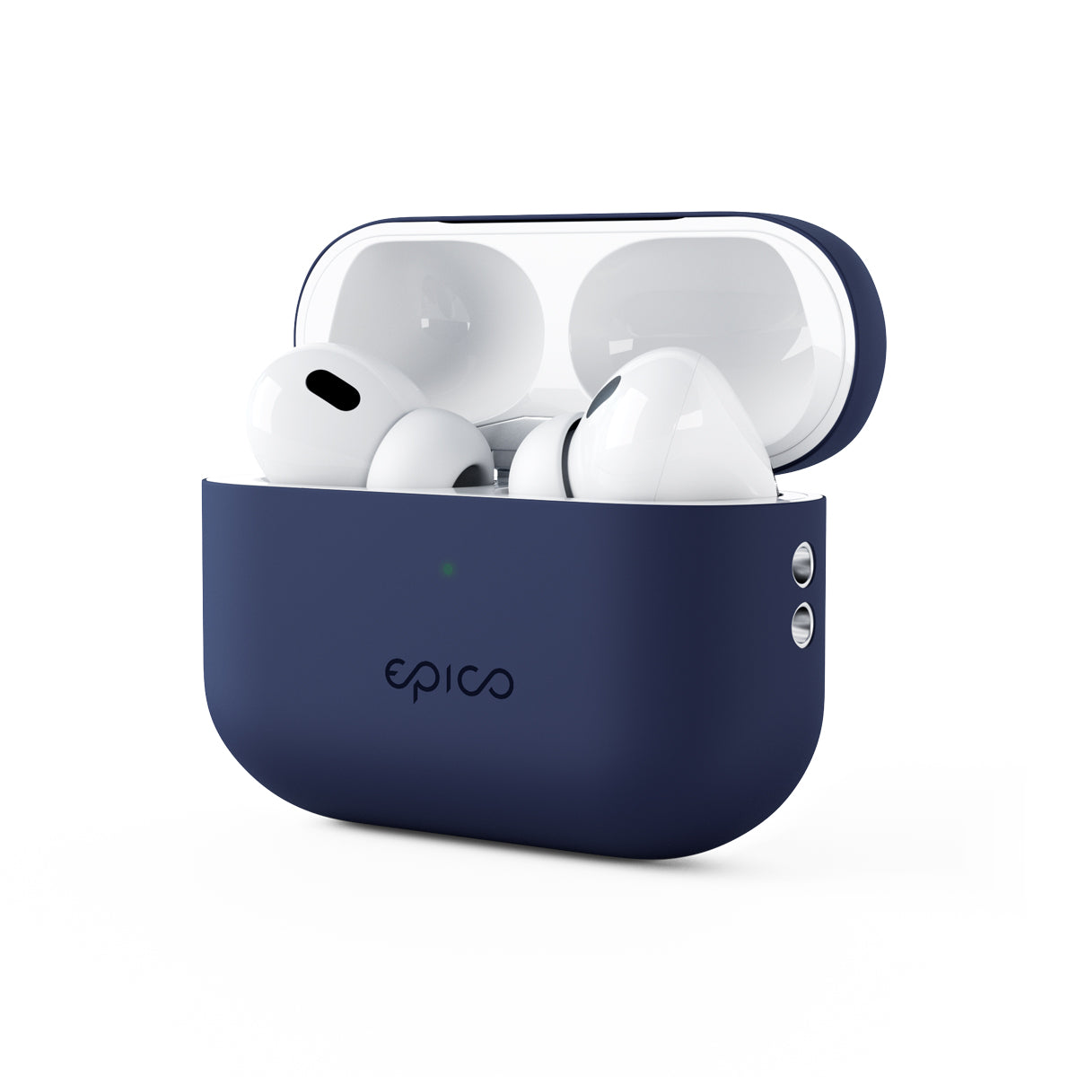 Husa de protectie EPICO pentru AirPods Pro 2, Silicon, Albastru - iSTYLE RO