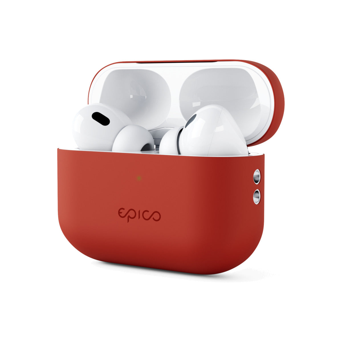 Husa de protectie Epico pentru AirPods Pro 2, Silicon, Rosu - iSTYLE RO