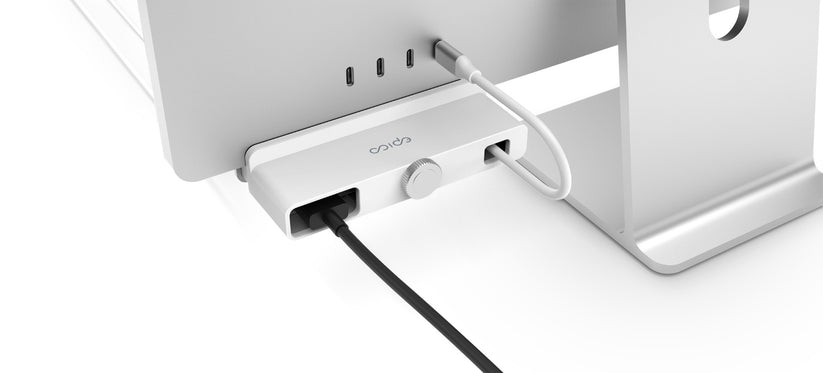Adaptor Hub Epico USB-C 7in1, Alb - iSTYLE RO