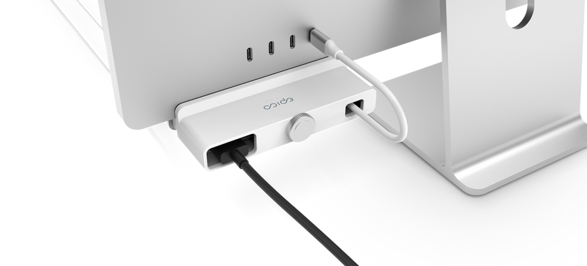 Adaptor Hub Epico USB-C 7in1, Alb - iSTYLE RO